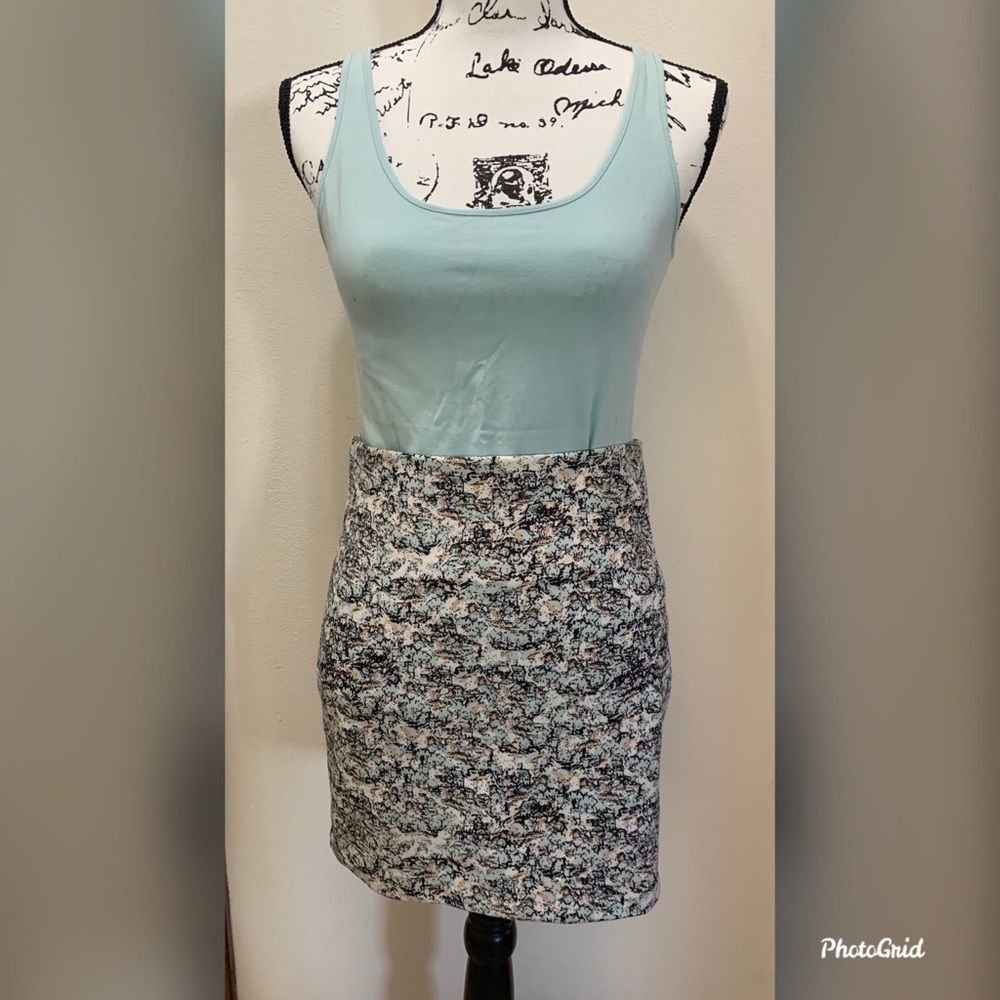 BCBG Generation tribal bandage skirt